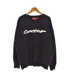 シュプリーム SUPREME 20AW FUTURA LOGO CREWNECK スウェット ロゴプリント クルーネック プルオーバー S 黒 ブラック 白 ホワイト ☆AA★