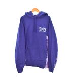 シュプリーム SUPREME 21FW Bleached Hooded Sweatshirt ブリーチド フーデッドスウェットシャツ パーカー フーディー M 紫 パープル