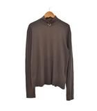 ジョンローレンスサリバン JOHN LAWRENCE SULLIVAN HI NECK TOP WITH BODY PIERCING JEWELRY ハイネック トップ Tシャツ 長袖 ロンT M グレー 5A006-0221-29