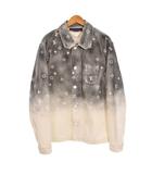 ルイヴィトン LOUIS VUITTON 21AW モノグラム グラデーション ワークデニムジャケット Gジャン XS グレー RM212Q QYZ HLS09W