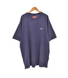 シュプリーム SUPREME 25FW supreme Washed S/S Top Tシャツ 半袖 ロゴ刺繡 XL 紺 ネイビー