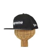 シュプリーム SUPREME ニューエラ NEW ERA Undisputed Box Logo キャップ 帽子 7 3/8 黒 ブラック ☆AA★