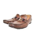 ルイヴィトン LOUIS VUITTON Montaigne Loafer モンテーニュ コインローファー レザー 8 茶 ブラウン 1A35PD ☆AA★