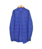 19AW パーフォレーテッドモノグラム 長袖 シャツ M 青 ブルー RM192M ORS HHS20W ☆AA★