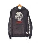 BOUNTY HUNTER SAVAGE SWEAT HOODIE LS スウェット フーディー パーカー ダメージ加工 S グレー 251OKBHN-CSM01