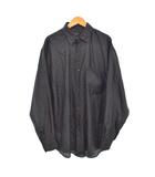 コモリ COMOLI 25SS シルクドット コモリシャツ 長袖 1 黒 ブラック B01-02015
