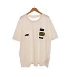 エムエムシックス メゾンマルジェラ MM6 Maison Margiela 26SS ラベルパッチ Tシャツ 半袖 L 白 ホワイト SH0GC0069 ☆AA★