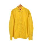 シュプリーム SUPREME 20FW Classic Logo Oxford L/S Shirt クラシック ロゴ オックスフォード シャツ 長袖 M 黄 イエロー