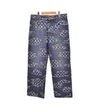NIGO 25AW モノグラムデニム スケートパンツ デニムパンツ ジーンズ 32 青 ブルー RM252M YPZ HTD83W