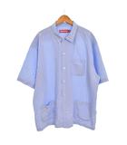 シュプリーム SUPREME 25SS STRIPE S/S PAJAMA SHIRT パジャマ シャツ ストライプ L 水色 ライトブルー