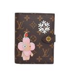 ルイヴィトン LOUIS VUITTON ヴィヴィエンヌ マティファング ペーパー ケース ミラー付き 茶 ブラウン LBC004