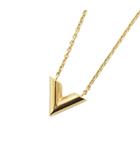 ルイヴィトン LOUIS VUITTON ネックレス エセンシャル V アクセサリー ゴールドカラー M00857 ☆AA★