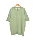 シュプリーム SUPREME 21FW Embossed Vines S/S Top Tシャツ 半袖 クルーネック L 緑 グリーン