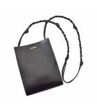 ジルサンダー JIL SANDER TANGLE SMALL タングル スモール レザー サコッシュ ショルダーバッグ 黒 ブラック