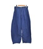 ジョンブル JOHNBULL ワイド デニムパンツ ジーンズ S 青 ブルー