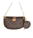 ルイヴィトン LOUIS VUITTON モノグラム ミュルティ ポシェット アクセソワール ショルダーバッグ 茶 ブラウン M44840 ☆AA★