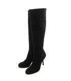 セブントゥエルブサーティ VII XII XXX ロングブーツ シューズ ハイヒール 35 黒 ブラック /AE ■GY99