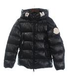 モンクレール MONCLER デュボア DUBOIS ダウンジャケット e20914131505 ジップアップ ロゴ 長袖 0 黒 ブラック