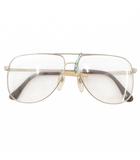  ホーヤ HOYA  タグ付き メガネ めがね 度無し フルリム シルバーカラー /AE