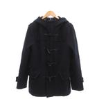 ビームスハート BEAMS HEART ダッフルコート 中綿 ミドル ハーフ M 紺 ネイビー /UO ■GY14