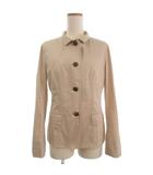 バーバリー ロンドン BURBERRY LONDON ジャケット ステンカラー 長袖 40 ベージュ ■GY14