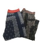 キャピタル kapital 2点 セット まとめ レギンス スパッツ 総柄 七分丈 S XS 黒 ブラック 紺 ネイビー