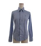 ラルフローレン RALPH LAUREN ボタンダウン シャツ ブラウス 長袖 コットン ブルー 7