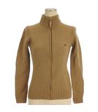 バーバリーブルーレーベル BURBERRY BLUE LABEL ニット ジャケット ジップアップ ブラウン M