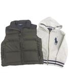 ラルフローレン RALPH LAUREN キッズ服 まとめ 2点セット ダウンベスト パーカー 3 100 ■GY14