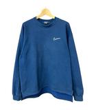ナイキ NIKE 90s ヴィンテージ VINTAGE スモール スウッシュ スウェット トレーナー 紺 緑 ネイビー グリーン ☆AA★