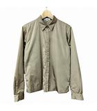 ジルサンダー JIL SANDER ナイロン混 ポリエステル 中綿 シャツ ブラウス 茶 ブラウン 36 ■GY41