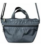 レスポートサック LesportSAC MINI CROSSBODY BAG ショルダーバッグ リップストップ 灰 グレー