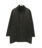 バーバリー ロンドン BURBERRY LONDON ミリタリーコート ジャケット 裏地ノバチェック ジップアップ カーキ /JS ☆AA★