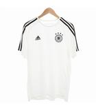 アディダス adidas サッカーユニフォーム Tシャツ ゲームシャツ スリーストライプス ドイツ代表 半袖 L 白 ホワイト /AE