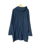 デサント DESCENTE STREAMLINE SHELL ALL ナイロンコート マウンテンパーカー フーディー ロング丈 O 紺 ネイビー DIA3755