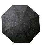  XOXO 折りたたみ 日傘 パラソル バラ柄 花柄 ロゴ 黒 ブラック