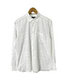 バーバリー ロンドン BURBERRY LONDON シャドーチェック シャツ カジュアル 長袖 L 白 ホワイト