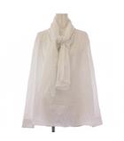 コムデギャルソン COMME des GARCONS 美品 セーラー長袖シャツ ブラウス 無地 S 白 ホワイト GIRL NJ-B008 /BB