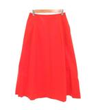 ヒューマンウーマン HUMAN WOMAN フレアスカート ロング S オレンジ 077-2120502 /FF ■GY43