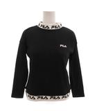 フィラ FILA カットソー 長袖 140 白 ホワイト 黒 ブラック ライン ロゴ /FF ■GY43