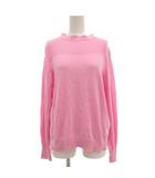 ヒューマンウーマン HUMAN WOMAN ボトルネック 長袖 ニット M ピンク 077-2170204 /IU ■GY43