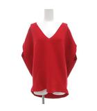 イエナ IENA Vネック ニット プルオーバー 赤 レッド 17-080-900-7201-1-0 /UO ■GY43