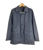 ジェイプレス J.PRESS リネン混 カバーオール ジャケット 無地 L 紺 ネイビー