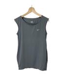 タンクトップ ノースリーブ カットソー ロゴ M グレー