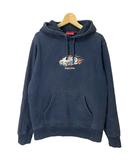 シュプリーム SUPREME 19AW cop car hooded sweatshirt コップカー フーディー スウェットシャツ パーカー M 紺 ネイビー ☆AA★