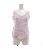 アニエスベー agnes b. 花柄 キャミソール 2 紫 パープル /GV ■GY43