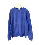 チャンピオン CHAMPION 90s ヴィンテージ ロゴ刺繍 スウェット プルオーバー クルーネック XXL 青紫 ブルー パープル