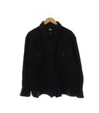 ステューシー STUSSY シャツジャケット ウール XL ブラック /ES ■GY18