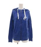 ナイキ NIKE ジップアップパーカー S ロゴプリント S 青 ブルー /GV