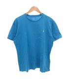 ポロ ラルフローレン POLO RALPH LAUREN Tシャツ 半袖 M クルーネック ポニー刺繍 ターコイズブルー /GV ☆AA★
